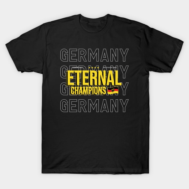 Germany German Soccer Fan deutschland T-Shirt by Tip Top Tee's